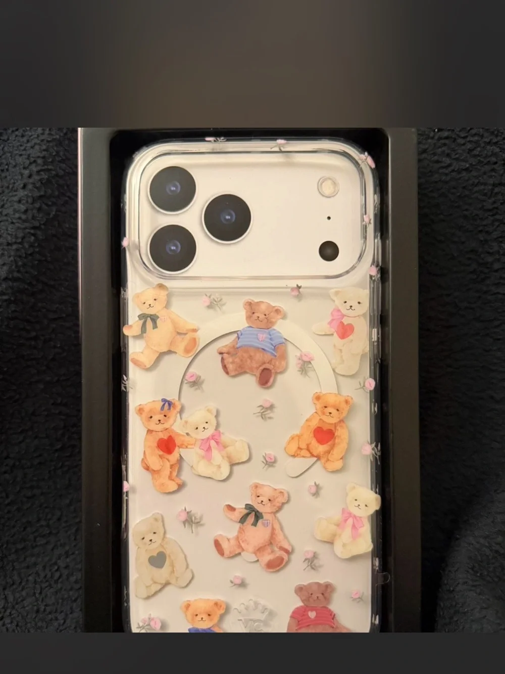Velvet Caviar Pastel Teddy Bear iPhone Case